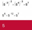 Matematika hatvanyozas – megoldás kép 1