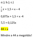 Matek házi – megoldás kép 1
