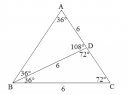 Felvételi feladat/Geometria – megoldás kép 1