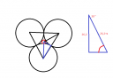 Térgeometria. Mekkora a kis gömb sugara? – megoldás kép 1