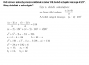Matematika 10.osztály – megoldás kép 1