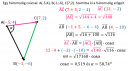 Vektorgeometria – megoldás kép 2
