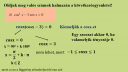 Trigonometrikus egyenletek – megoldás kép 1