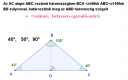 Az AC alapú ABC =számú háromszögben BCA <=40fok  ABC<=100fok  BD sulyvonal, határozzátok meg az ABD háromszög szögeit – megoldás kép 1