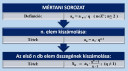 Mértani sorozat  – megoldás kép 1