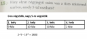 Matematika 9. osztály - Halmazok, kombinatorika – megoldás kép 1
