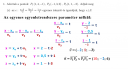 Lineáris Algebra  – megoldás kép 1