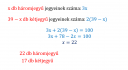 Algebra 8.osztály – megoldás kép 1