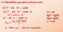 Matematika  – megoldás kép 1
