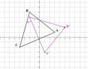 Matematika gyakorló feladatok (Tengelyes tükrözés) – megoldás kép 1