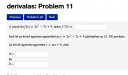 Deriválás problem 11 – feladat kép 1