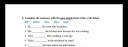 Complete the sentences  ki kell választani CSATOLTAM – feladat kép 1
