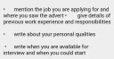 A formal letter -job application  – feladat kép 1