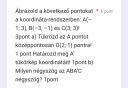 Matematika 7,kordináta rendszer – feladat kép 1