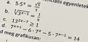 Exponenciális egyenletek – feladat kép 1