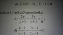 Egyenlet – feladat kép 1