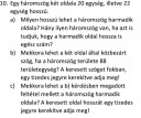 Középiskolai matematika – feladat kép 1