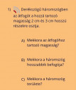 Befogó tétel,Magasság tétel  – feladat kép 1