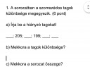 Matematika – feladat kép 1