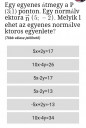 Egyenes egyenlete – feladat kép 3