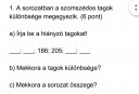 Matematika – feladat kép 1