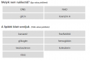Biokémia, anyagcsere (7) – feladat kép 1