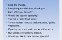 Dialogue in a restaurant  – feladat kép 1