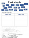  Regular and irregular verbs-oline task  – feladat kép 1