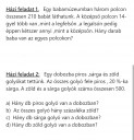Matematika házi  – feladat kép 1