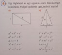 Matek, Pitagorasz tétel  – feladat kép 1