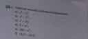 Matematika házi – feladat kép 1