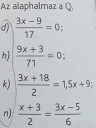 Matematika sos – feladat kép 1