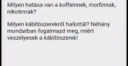8 osztályos kémia drogok  – feladat kép 1