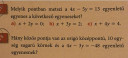 Egyenesek metszéspontja – feladat kép 1