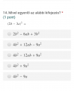 Matematika feladatok FOLYT. A téma nevezetes azonosságok – feladat kép 6