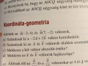 Koordináta-geometria – feladat kép 1