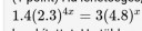 Exponenciális egyenlet – feladat kép 1